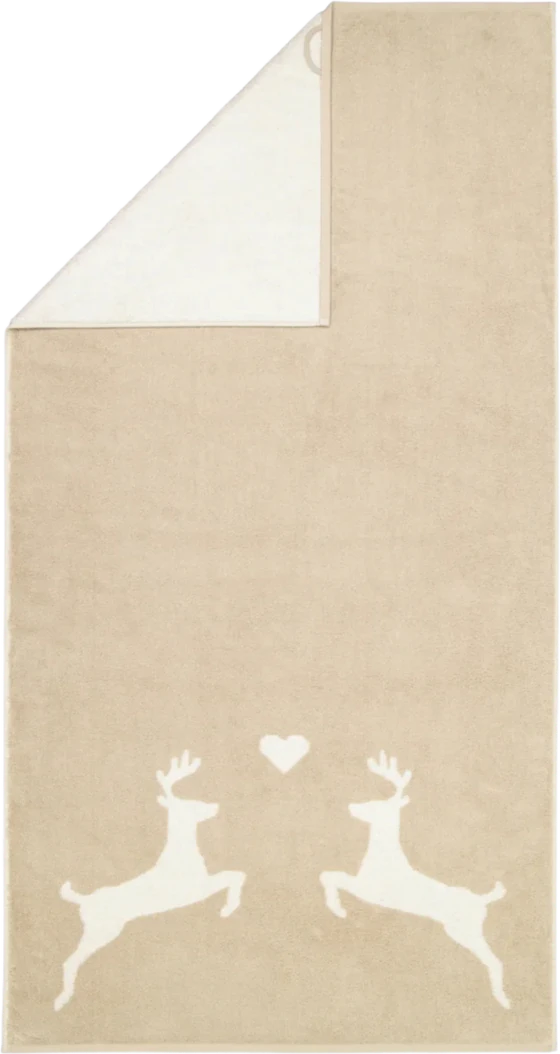 Handtuch Cawö Alpenchic 6228-33 natur – 100% Baumwolle, saugfähig