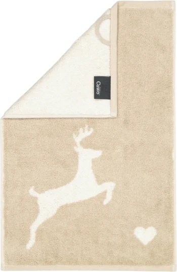 Handtuch Cawö Alpenchic 6228-33 natur – 100% Baumwolle, saugfähig
