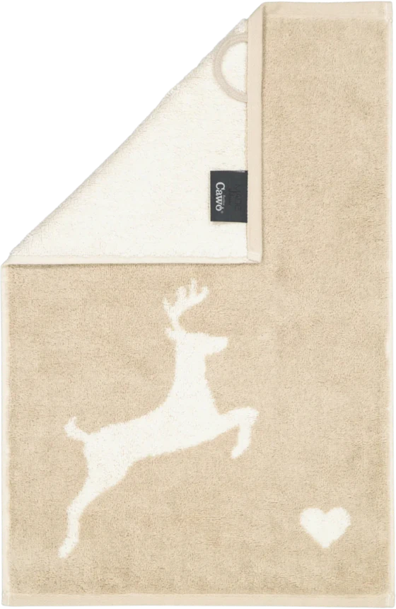 Handtuch Cawö Alpenchic 6228-33 natur – 100% Baumwolle, saugfähig
