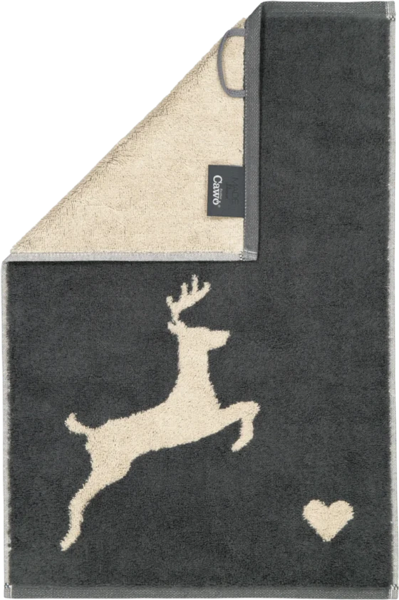 Handtuch Cawö Alpenchic 6228-73 Granit – Weich & Saugstark