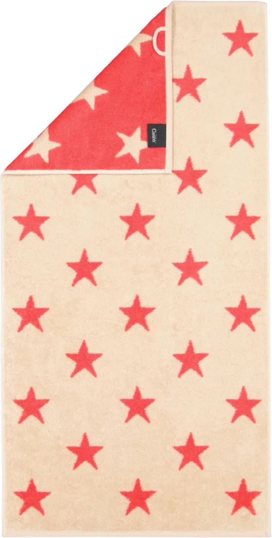 Handtuch Cawö New Stars 6260 Beige Pink Weich Baumwolle