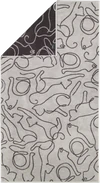 Handtuch Cawö Cute Cats 6264-70 platin/basalt Baumwolle