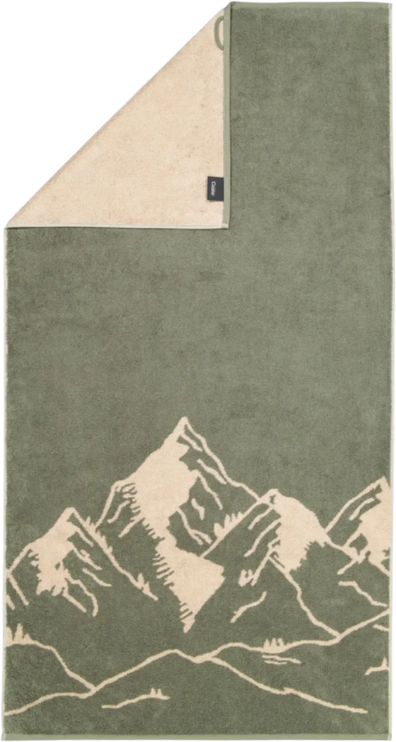 Handtuch Cawö Alpenchic 6269-43 zirbe – Saugstark Jacquard