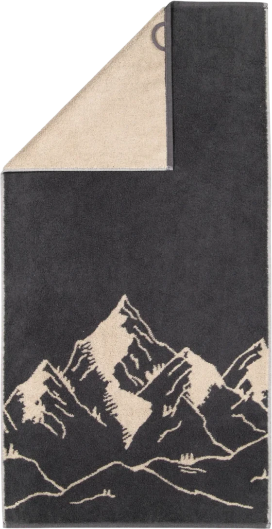 Handtuch Cawö Alpenchic 6269-73 Granit – 100% Baumwolle