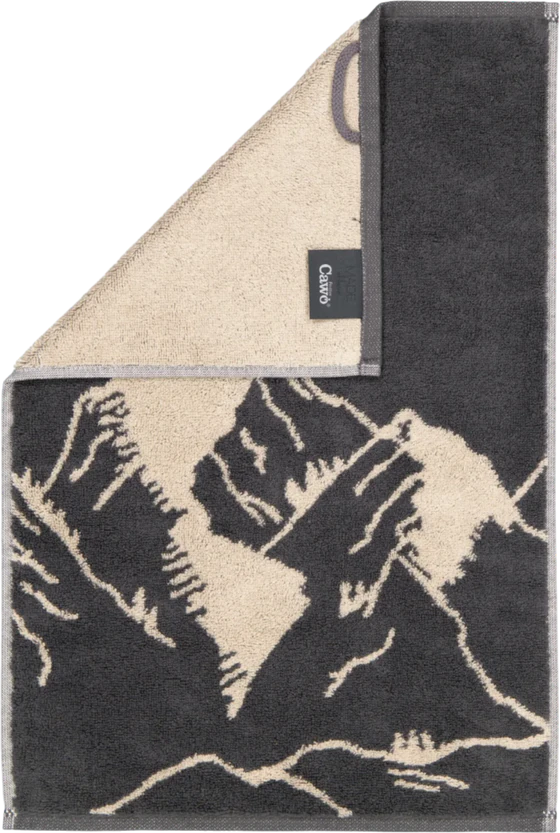 Handtuch Cawö Alpenchic 6269-73 Granit – 100% Baumwolle