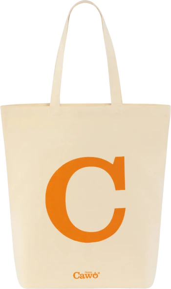 Einkaufstasche Cawö Shopper 55705-33 Natur Orange Baumwolle