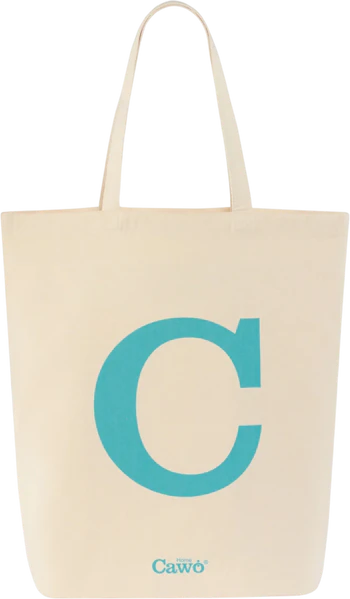 Einkaufstasche Cawö Shopper 55705 natur/türkis Baumwolle