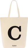 Einkaufstasche Cawö Shopper 55705-39 natur schwarz Baumwolle