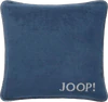 Kissenhülle Joop! Uni Doubleface Navy-Silber – Kuschelweich mit Häkelsaum