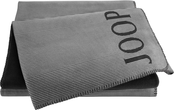 Wohndecke Joop! TOUCH Anthrazit-Schwarz – Weiche Qualität