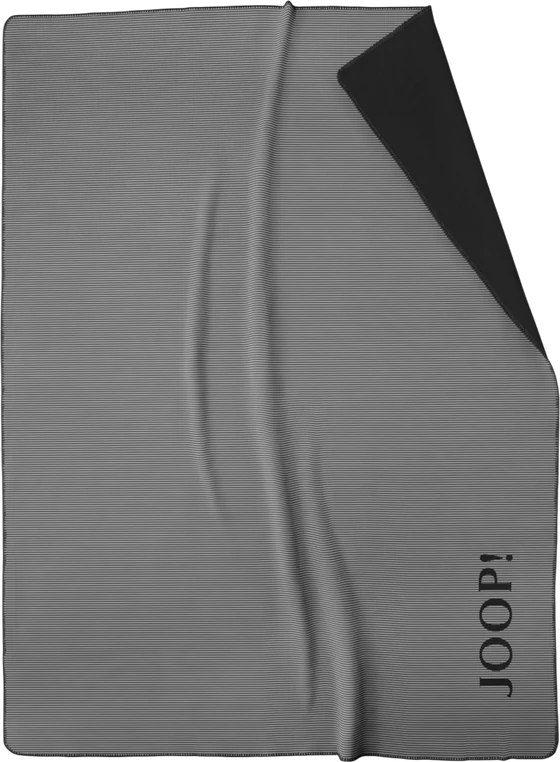 Wohndecke Joop! TOUCH Anthrazit-Schwarz – Weiche Qualität