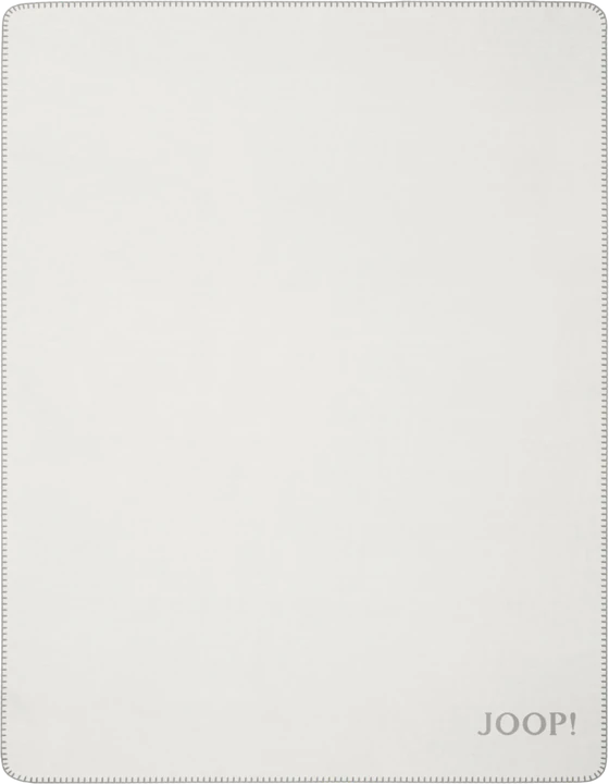 Wohndecke JOOP! Uni-Doubleface Natur Taupe – Dicht gewebter Flor, wärmend