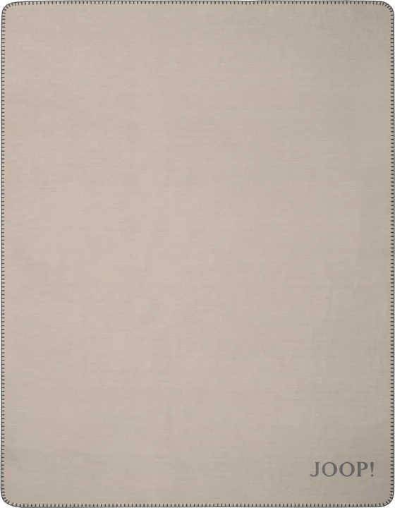 Wohndecke Joop! Melange Doubleface Sand-Stein – Kuscheliger Baumwollmix