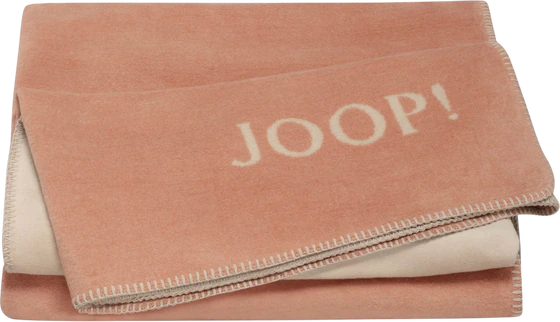 Wohndecke Joop! Uni-Doubleface Kupfer Sand – Weich & Formstabil