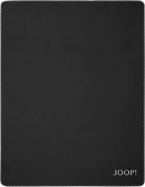 Wohndecke Joop! Uni-Doubleface Anthrazit-Ash – Doubleface & Pflegeleicht