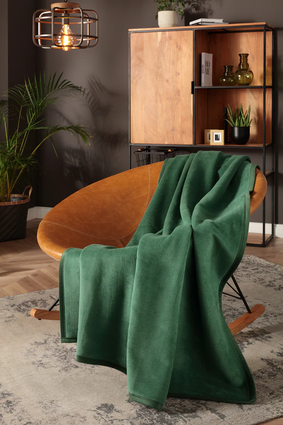 Wohndecke Biederlack Cotton Sense Alge – Hautsympathisch & Antistatisch