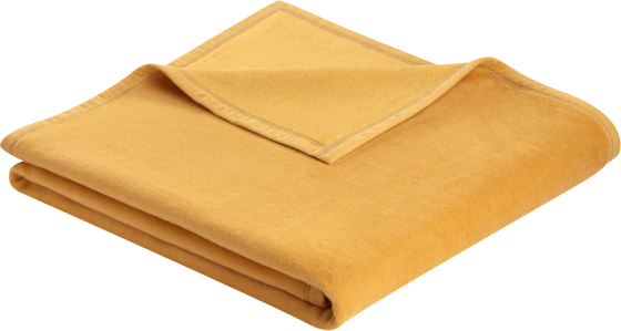 Wohndecke Biederlack Cotton Sense Gelb – Weich & Hautsympathisch