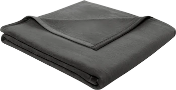 Wohndecke Biederlack Cotton Sense schiefer – 100% Baumwolle weich