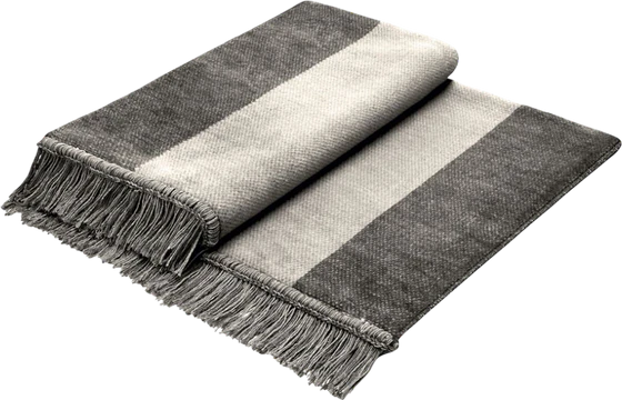 Sesselschoner Biederlack Cover Salt&Pepper Cotton Silber – Wärmend & Pflegeleicht