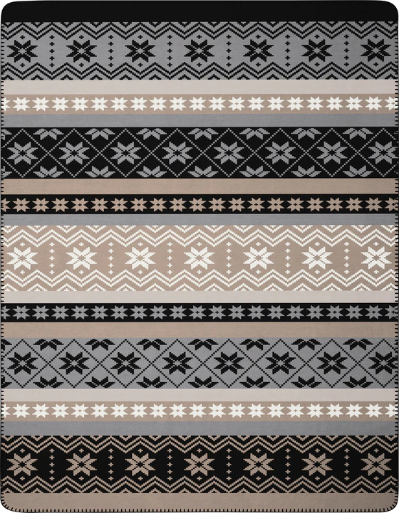 Kuscheldecke Biederlack Winter Braid Flauschig-weich 150x200