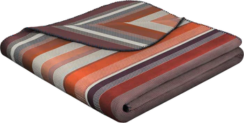 Wohndecke Biederlack Tundra Rot-Orange – Weich & Hautsympathisch