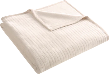 Wohndecke Biederlack Feel Pearl – Edle Samtband-Einfassung