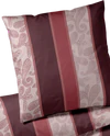 Bettwäsche-Garnitur Joop! Paisley Stripes 4121-1 Rouge Satin