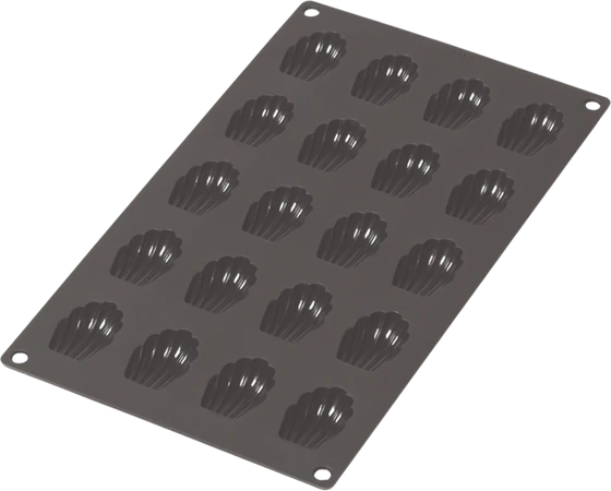 Backform für Madeleines Lekue 20 Mulden Silikon Antihaft