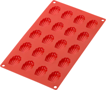 Backform für Madeleines Lekue 20 Mulden Silikon Antihaft