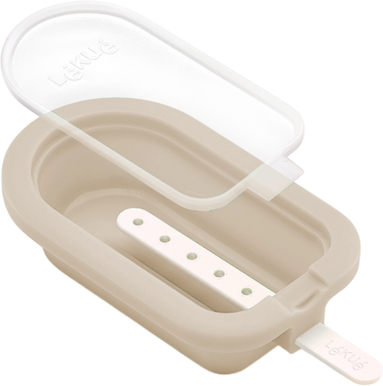 Wiederverwendbare Silikon-Eisformen Lekue 6er-Set BPA-frei
