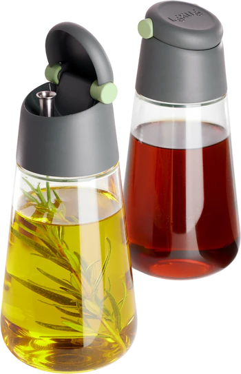 Set aus Öl- und Essigspendern Lekue 2-teilig – Tropfstopp & BPA-frei