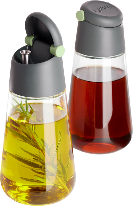 Set aus Öl- und Essigspendern Lekue 2-teilig – Tropfstopp & BPA-frei