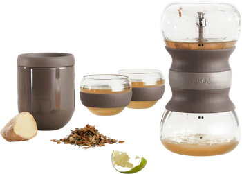 Teebereiter-Set Lekue Borosilikatglas BPA-frei 1L