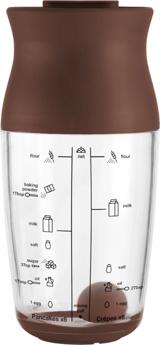 Teigshaker Lekue Pfannkuchenteig BPA-frei klumpenfrei