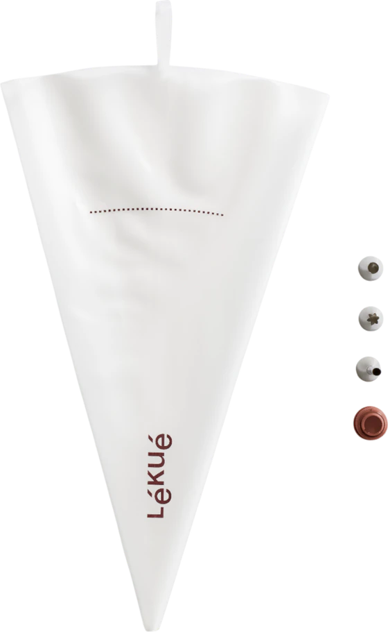 Wiederverwendbares Spritzbeutel-Set Lekue Silikon 3 Düsen