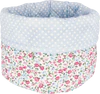 Brotkorb Greengate Louisa Weiß Baumwolle Floral Design