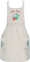 Kinderschürze Greengate Berry Sand – Baumwolle Stickerei