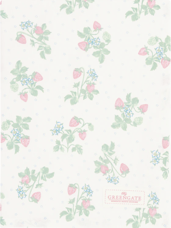 Geschirrtuch Greengate Berry White – Saugstarkes Baumwolltuch