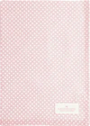 Geschirrtuch Greengate Dotty Blassrosa – 100% Baumwolle