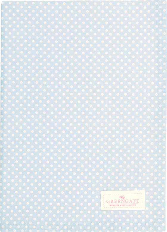 Geschirrtuch Greengate Dotty Hellblau Baumwolle Saugstark