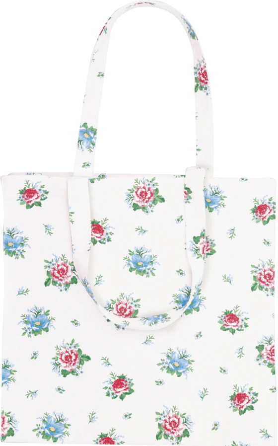 Stofftragetasche Greengate Alivia Weiß – 100% Baumwolle