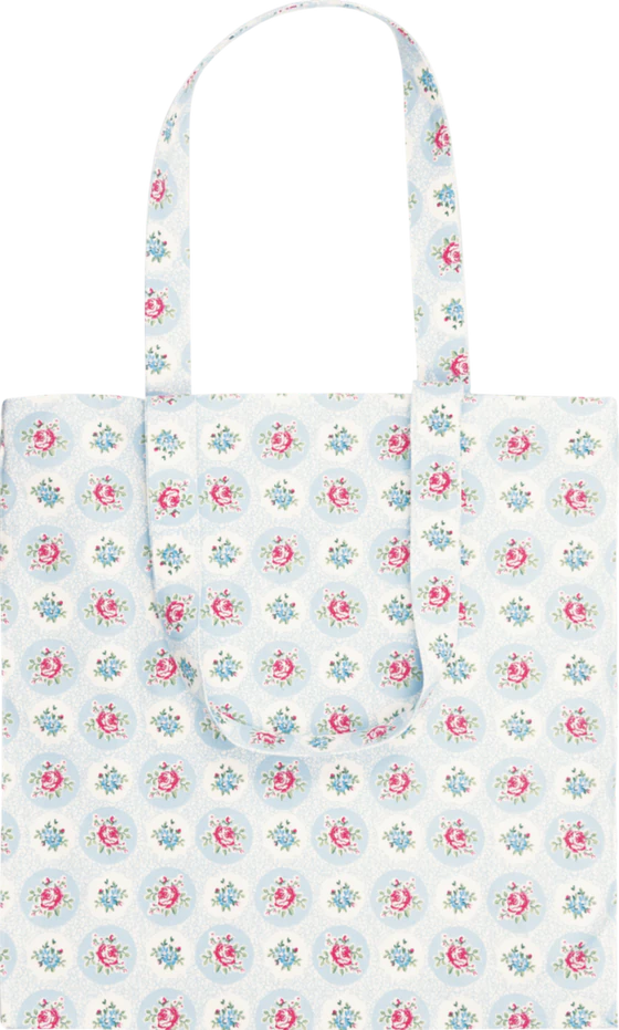 Tragetasche Baumwolle Greengate Elle pale blue – Umweltfreundlich