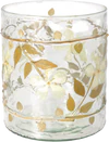Windlicht Glas Greengate Hurricane Medium Blumenmotiv