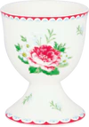 Eierbecher Greengate Alivia Weiß – Porzellan mit Blumenmuster