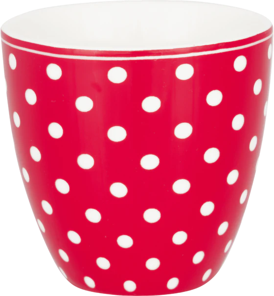Espressotasse Greengate Dotty Red – Porzellan Polka Dots