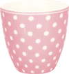 Kleine Latte-Tasse Greengate Dotty Pale Pink – Porzellan 130ml