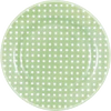 Speiseteller Porzellan Greengate Dotty blassgrün 20,2 cm
