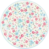 Frühstücksteller Greengate Louisa Weiß Porzellan 15cm floral