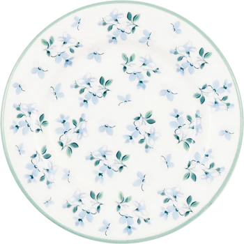 Frühstücksteller Greengate Alaia Weiß – Porzellan 15 cm