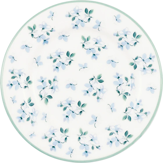 Frühstücksteller Greengate Alaia Weiß – Porzellan 15cm